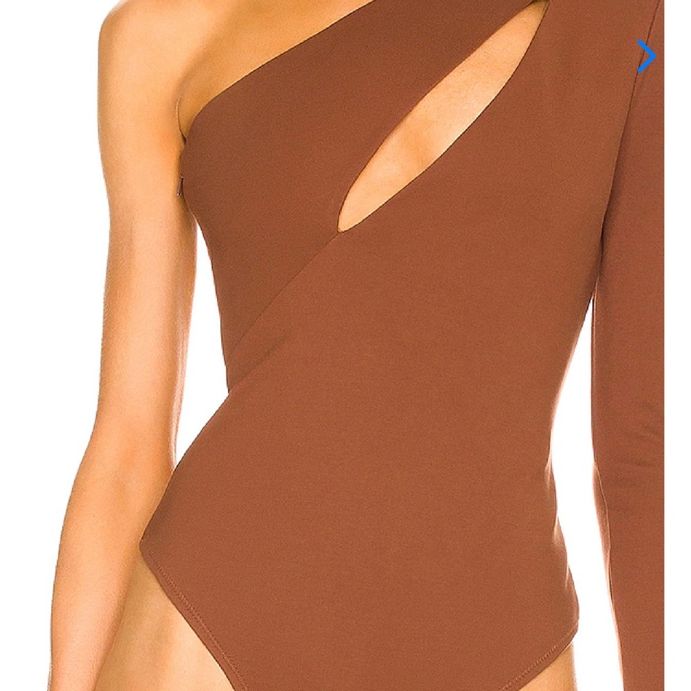 NBD Aaliyah Bodysuit in Chocolate Brown Size: XS